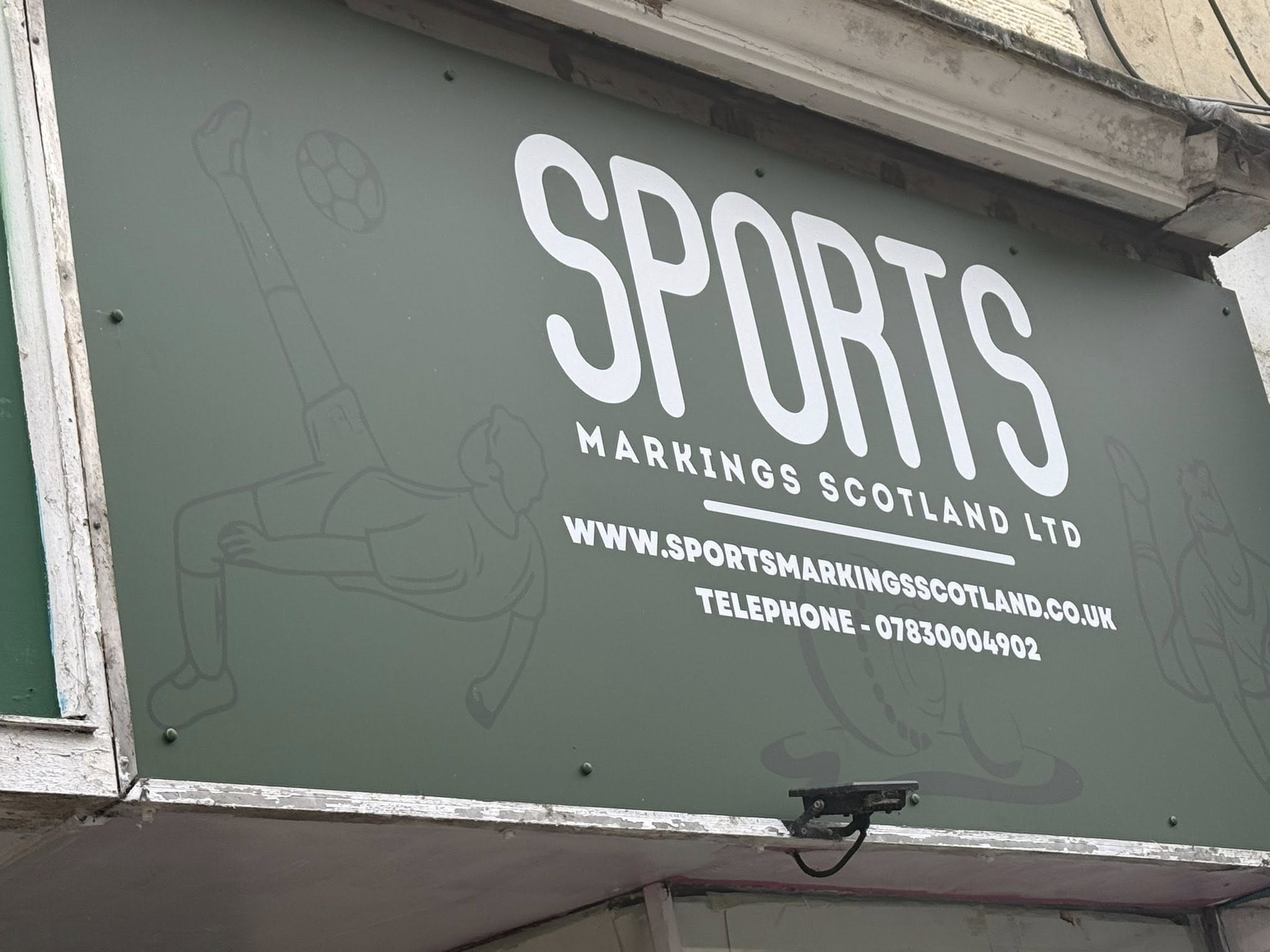 Sports Markings Scotland signage